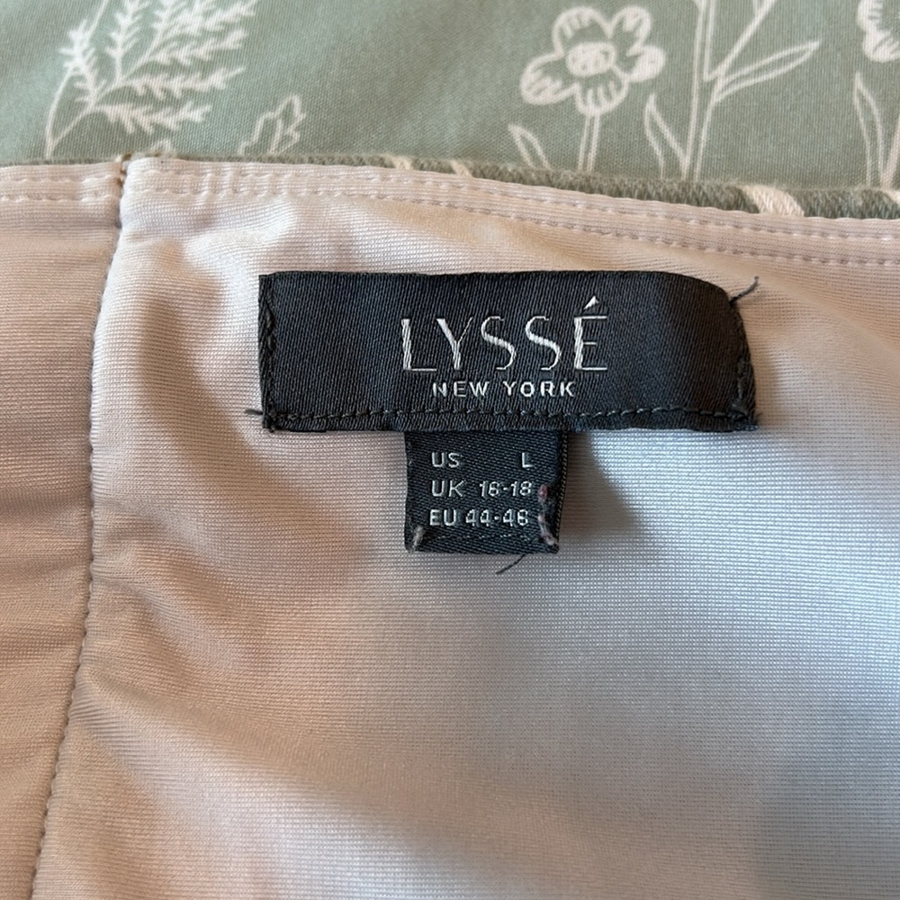 LYSSE Sage Green Patterned Ankle Pants - Picture 6 of 10